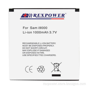Mobile Phone Battery Pack with 1,000mAh Capacity